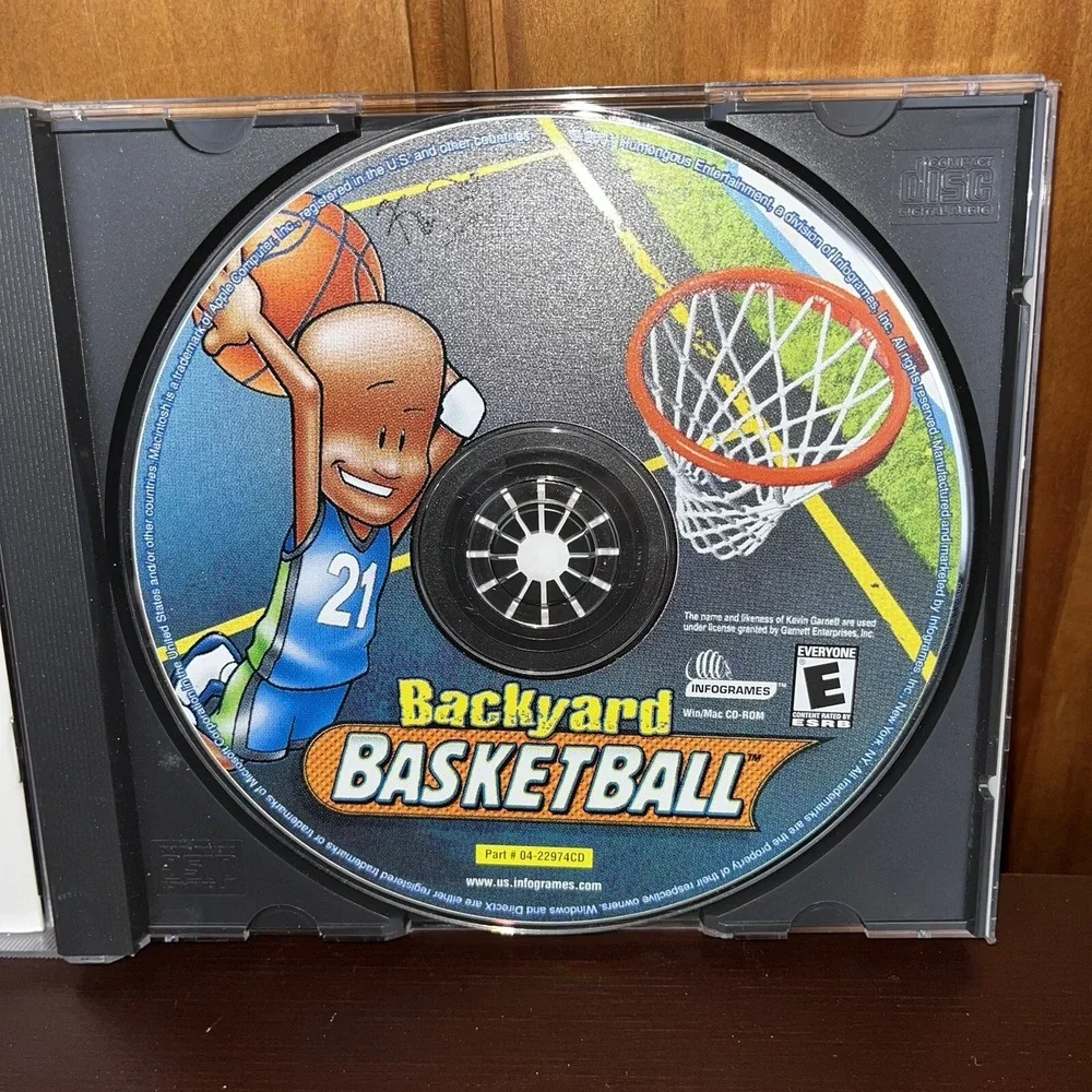 PC Computer Game Backyard Basketball Windows MAC Featuring Pro Players As Kids
